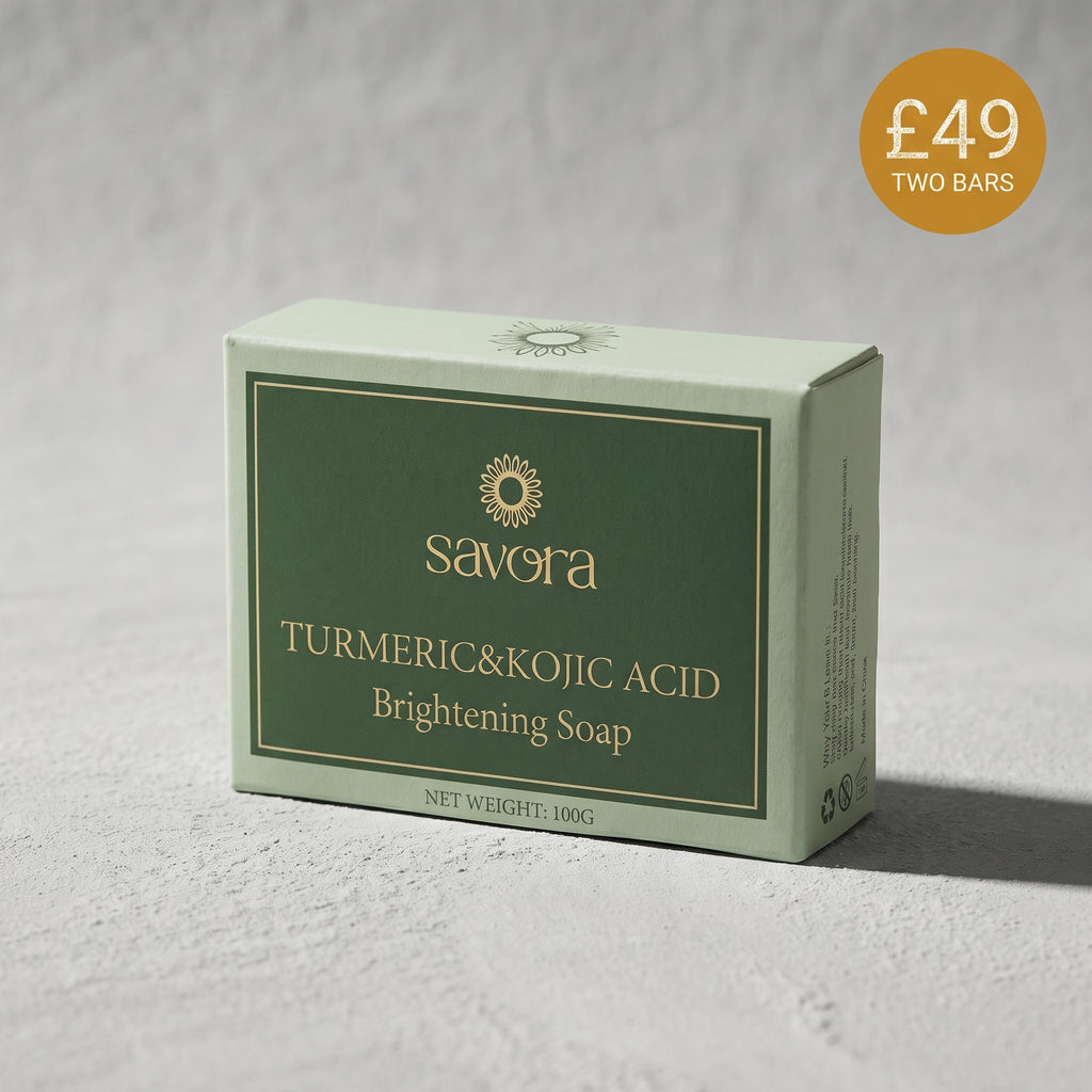 Savora - Kojic Acid + Turmeric Cleansing Bar
