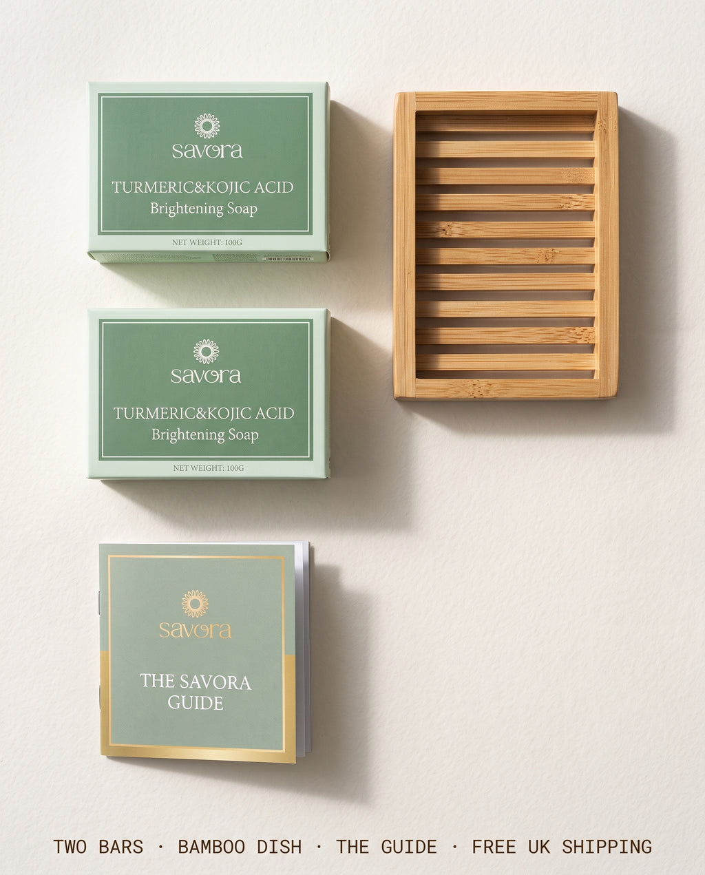 Savora - Kojic Acid + Turmeric Cleansing Bar